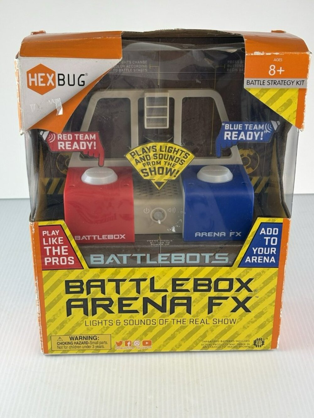 HEXBUG BattleBots Arena FX Electronic Interactive Lights & Sounds - New Sealed